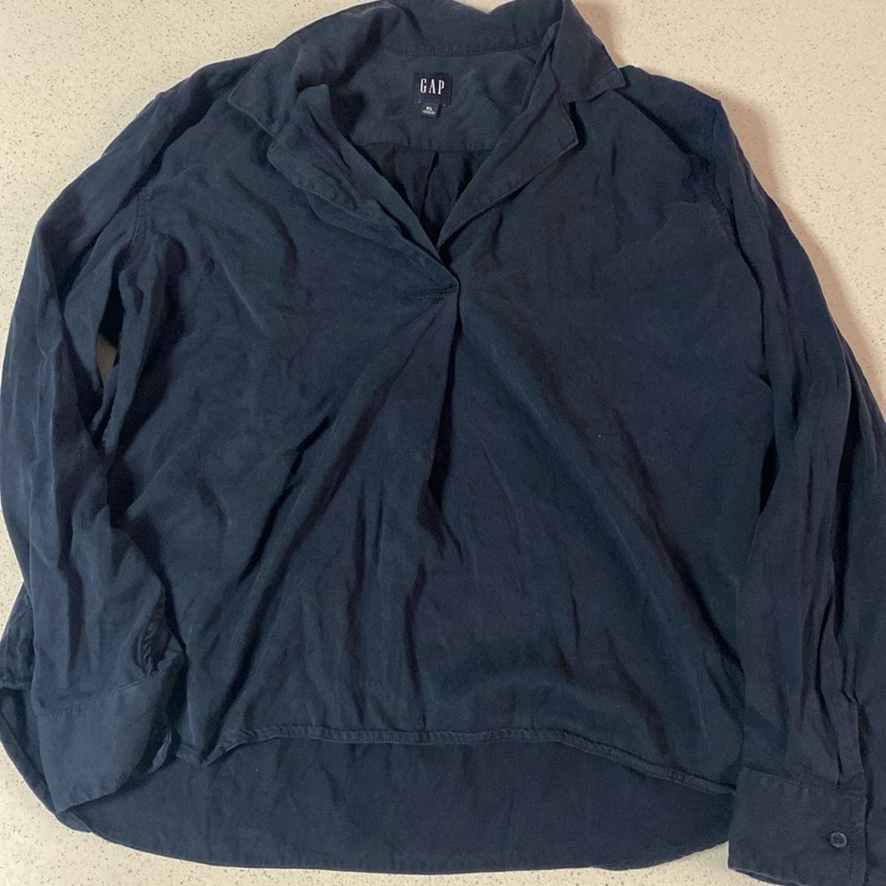 🍍NAVY GAP TUNIC TOP🍍SIZE XL🍍Q-1
